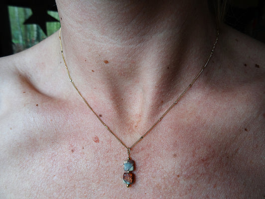 Ketting chalcedoon