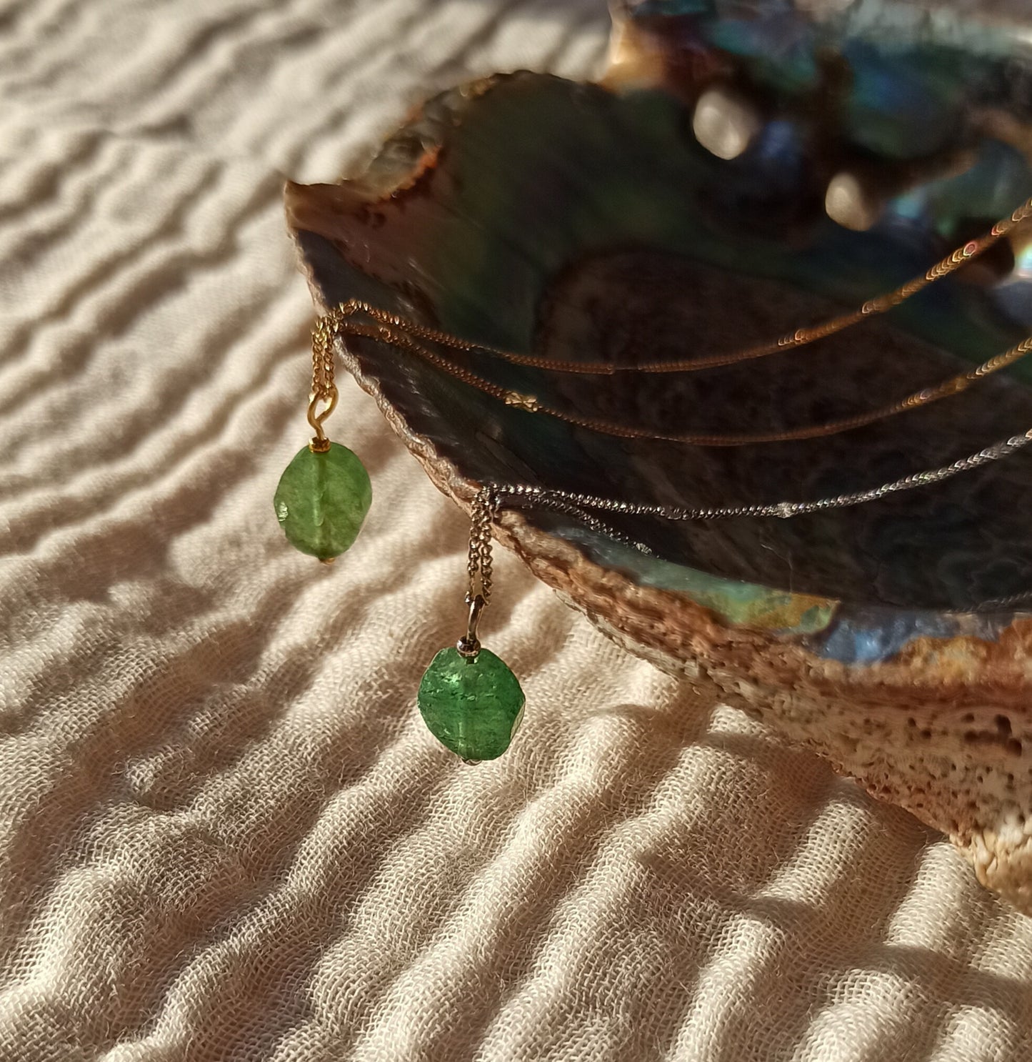 Ketting groene aventurijn