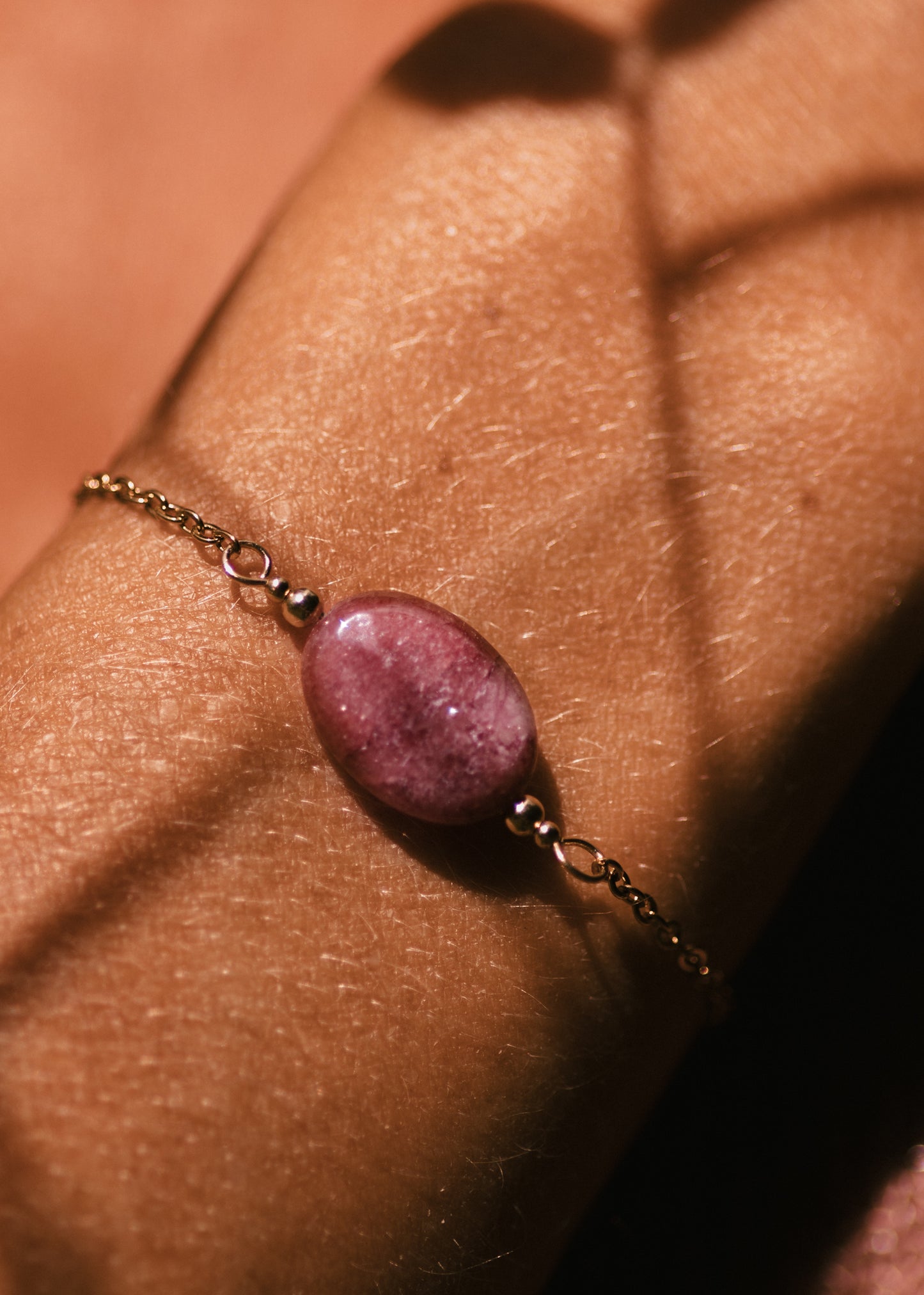 Armband aardbeien kwarts