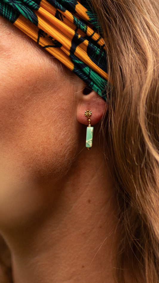 Zonneknopje turquoise sediment