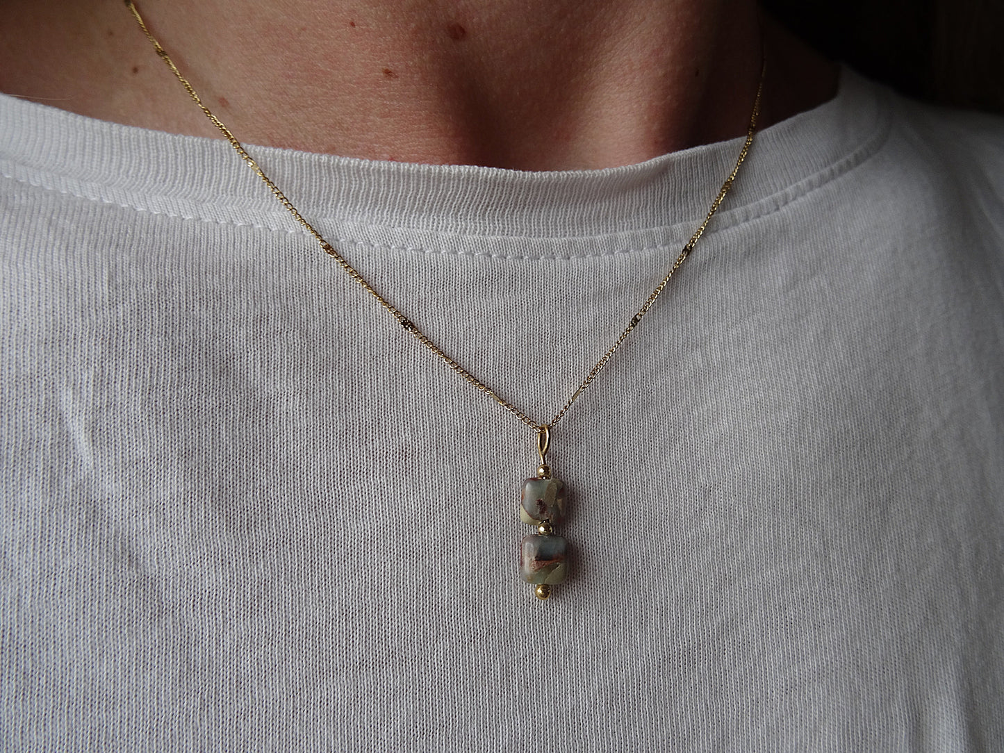 Ketting chalcedoon